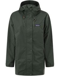 Patagonia - Logo Patch Hooded Parka - Lyst