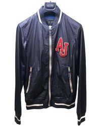 Armani Jeans - Logo Logo Baseball Jacket - Lyst