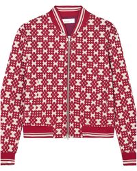 Dries Van Noten - Jacquard Knit Sports Jacket - Lyst