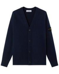 Stone Island - V-Neck Button-Up Cardigan - Lyst