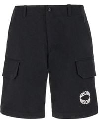 Moschino - Logo Printed Bermuda Shorts - Lyst