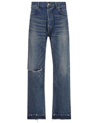 Celine - Logo Jeans - Lyst