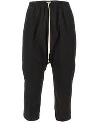 Rick Owens - Drawstring High Waist Pants - Lyst