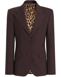 Dolce & Gabbana - Linda Single-Breasted Jacket - Lyst