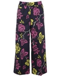 P.A.R.O.S.H. - Cotton Cropped Pants - Lyst