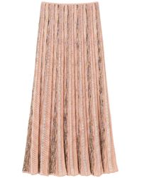 Ulla Johnson - Clio Knit Midi Skirt - Lyst