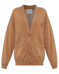 Isabel Marant - Isabel Marant Étoile V-Neck Button-Up Cardigan - Lyst