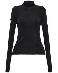 Off-White c/o Virgil Abloh - Long-Sleeve High-Neck T-Shirt - Lyst