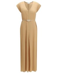forte_forte - Rope Belt Kaftan Dress - Lyst