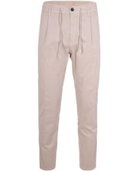 Eleventy - Drawstring Tapered Trousers - Lyst