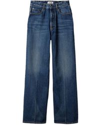 Miu Miu - High-Waist Wide-Leg Jeans - Lyst
