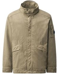 C.P. Company - Twill-Blend Hooded Jacket With Lens Detail - Lyst