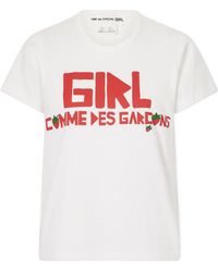 Comme des Garçons - Brett Westfall Printed Cotton-Jersey T-Shirt - Lyst