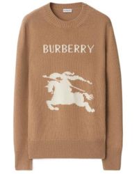 Burberry - Wool-Cashmere Logo Sweater - Lyst