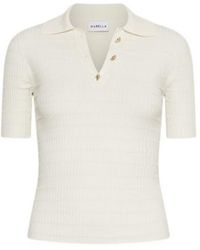 Marella - Viscose Knit Polo Shirt - Lyst
