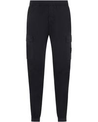 Stone Island - Elastic-Waist Cargo Pants - Lyst