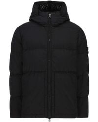 Stone Island - Compass-Patch Puffer Jacket - Lyst