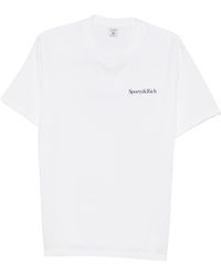 Sporty & Rich - Short-Sleeved T-Shir - Lyst