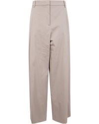 N°21 - Pleated Wide-Leg Trousers - Lyst