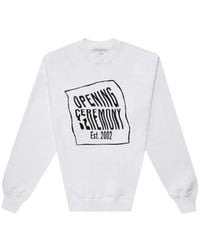 Opening Ceremony - Warped Logo Printed Sweatshirt - Lyst
