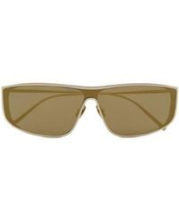 Saint Laurent - Eyewear Sl605 Luna Rectangular Frame Sunglasses - Lyst