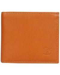 Il Bisonte - Logo Double Fold Wallet - Lyst