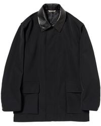 AURALEE - Point-Collar Wool Jacket - Lyst
