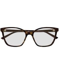 Gucci - Eyewear Square Frame Glasses - Lyst