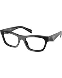 Prada - Eyewear Butterfly Frame Glasses - Lyst