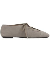 Emporio Armani - Lace-Up Square-Toe Derby Shoes - Lyst