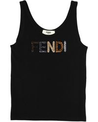 Fendi - Sleeveless Tops - Lyst