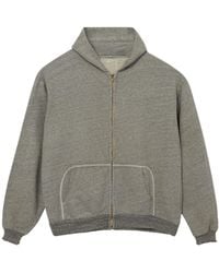 A.PRESSE - Retro Lightweight Zip-Up Hoodie - Lyst