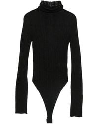 Haikure - Margie Long Sleeved Cable-Knit Bodysuit - Lyst