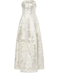 Jonathan Simkhai - Octavia Lame Jacquard Corset Gown - Lyst