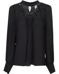 Twinset - Floral Embroidered Blouse - Lyst