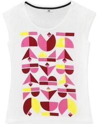 Iceberg - Printed Sleeveless T-Shirt - Lyst