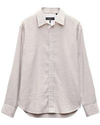 Rag & Bone - Finch Linen-Blend Shirt - Lyst
