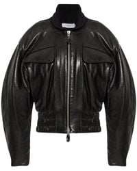 IRO - Long-Sleeved Leather Jacket - Lyst