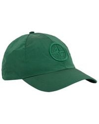 Stone Island - Logo Embroidered Curved Peak Baseball Cap - Lyst