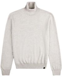 Fay - Roll-Neck Wool Sweater - Lyst