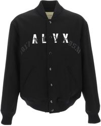 1017 ALYX 9SM - 1017 9Sm Logo Printed Varsity Jacket - Lyst