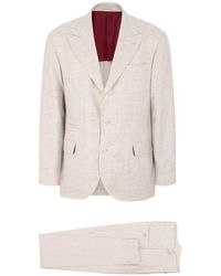 Brunello Cucinelli - Long-Sleeved Suit - Lyst