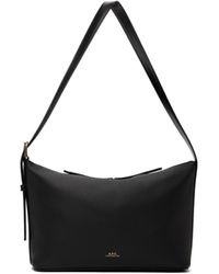 A.P.C. - Vera Logo Embossed Shoulder Bag - Lyst
