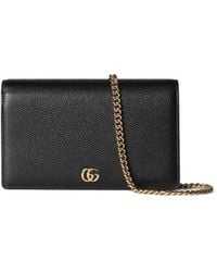 Gucci - Gg Marmont Chain Wallet - Lyst