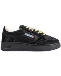 Autry - Calf Hair Medalist Low Trainers - Lyst