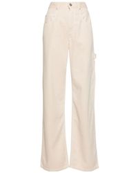 Isabel Marant - Bymara Logo Patch Wide-Leg Jeans - Lyst