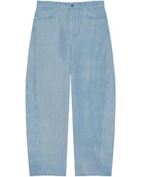Givenchy - Couture Seam Light Jeans With Striped Reverse - Lyst
