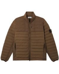 Stone Island - Zip-Up Down Jacket - Lyst