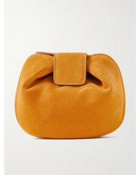 Gabriela Hearst - Soft Demi Suede Clutch - Lyst