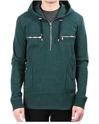 Balmain - Zip-Up Hoodie T-Shirt - Lyst